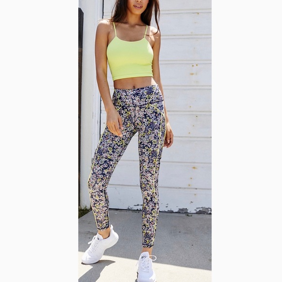 Free People Ankle Length Eden Printed Leggings - Picture 2 of 5